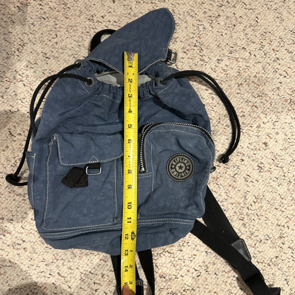 Kipling Vintage Nylon Drawstring Backpack - image 5